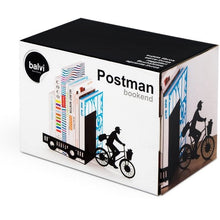 Carica l'immagine nel visualizzatore di Gallery, FERMALIBRI POSTMAN NERO METALLO